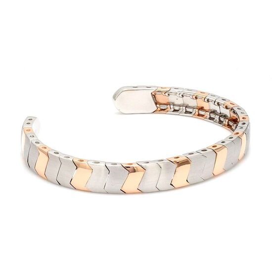 The Velvet Vault - Platinum & Rose Gold Bracelet